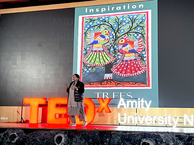 Renowned Madhubani Artist Vidushini Prasad Unveils Her Artistic Journey In A Captivating TEDx Talk